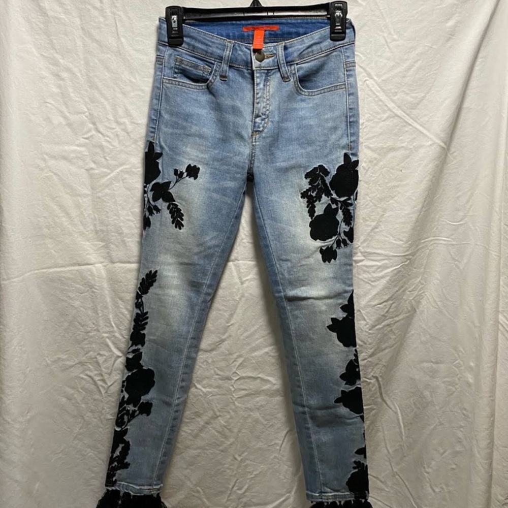 Anthropologie tassel jeans
